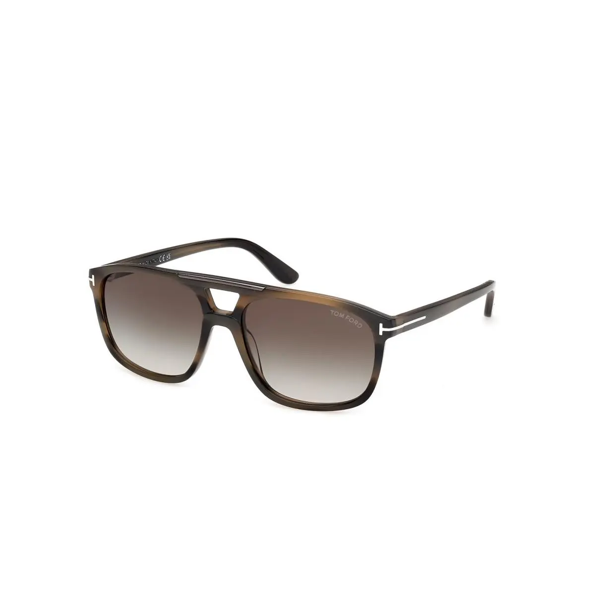 Tom Ford FT1338 55B Acetate Coloure Havana Gradient Smoke 58mm Unisex Sunglasses