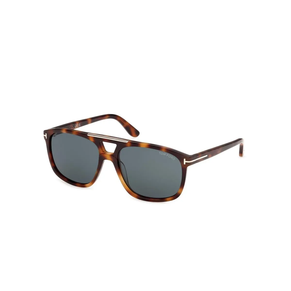 Tom Ford FT1338 53V Acetate Blonde Havana Blue 58 mm Unisex Sunglasses