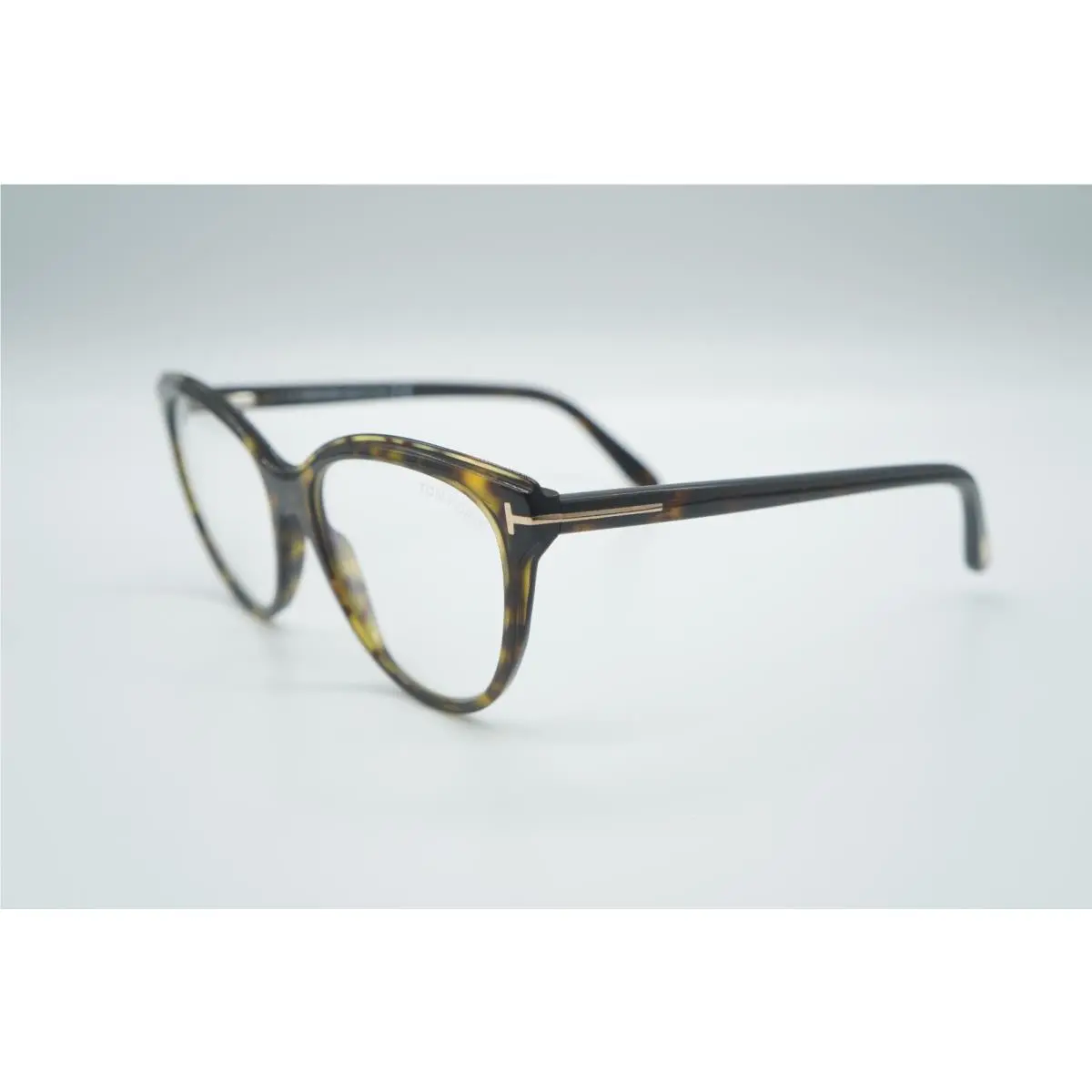 Tom Ford TF 5618-B 052 Havana Blue Block Eyeglasses Frames 54-17