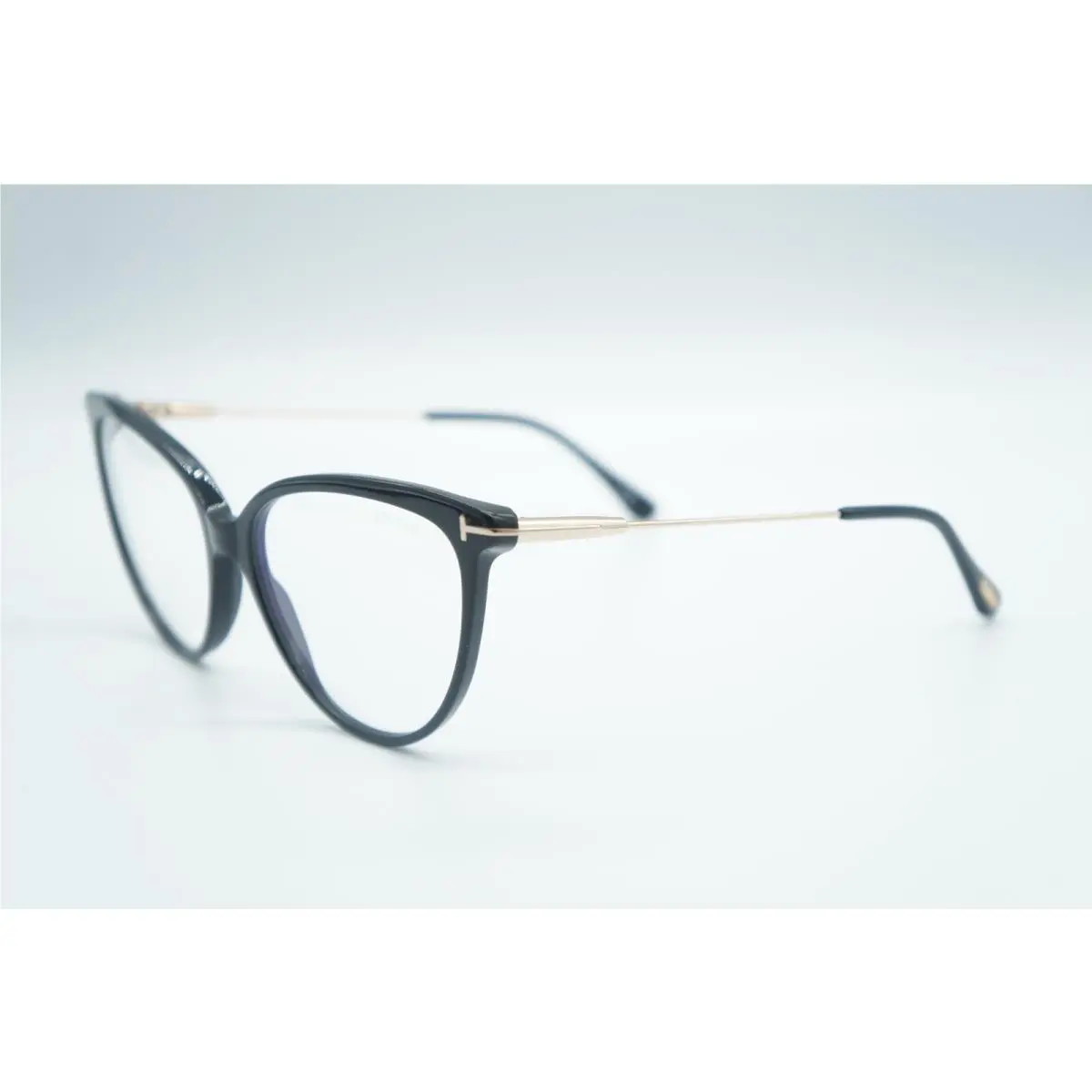 Tom Ford TF 5688-B 001 Black/gold Eyeglasses Frames 55-15