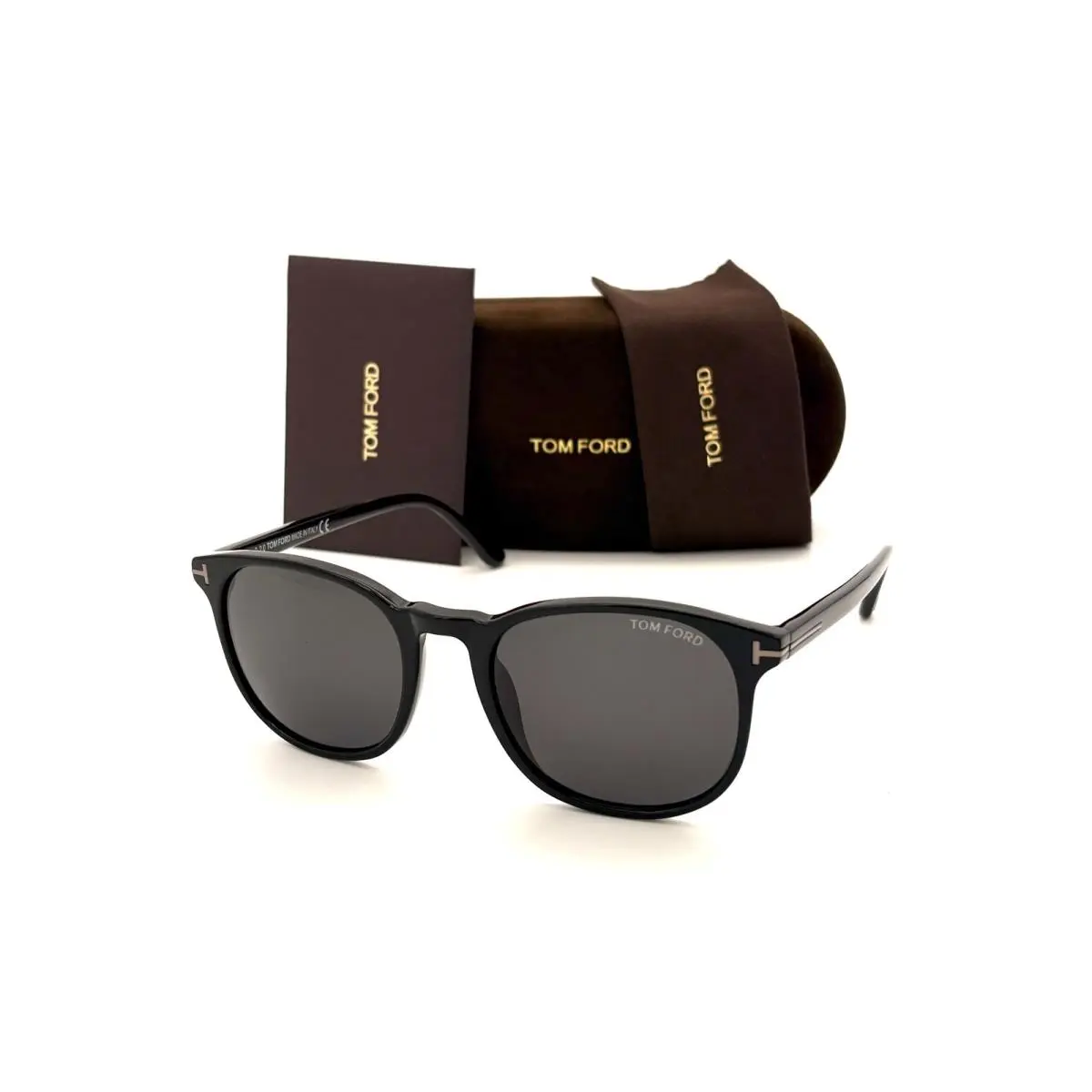 Tom Ford Ansel FT0858 01A Black / Smoke 53mm Sunglasses