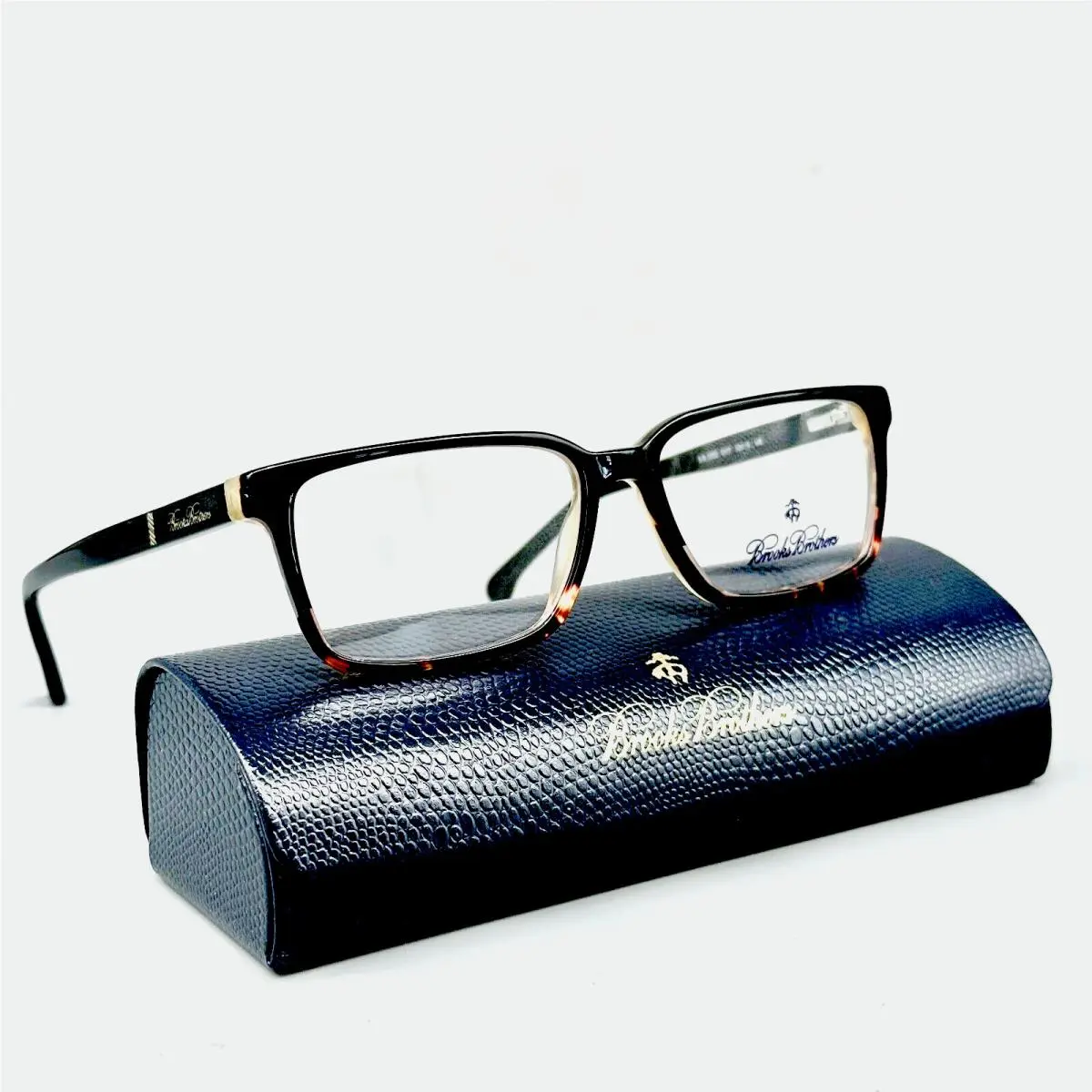 BB2032 6117 Eyeglasses 53-15-140 Black Frame Unisex Authent by Brooks Brothers