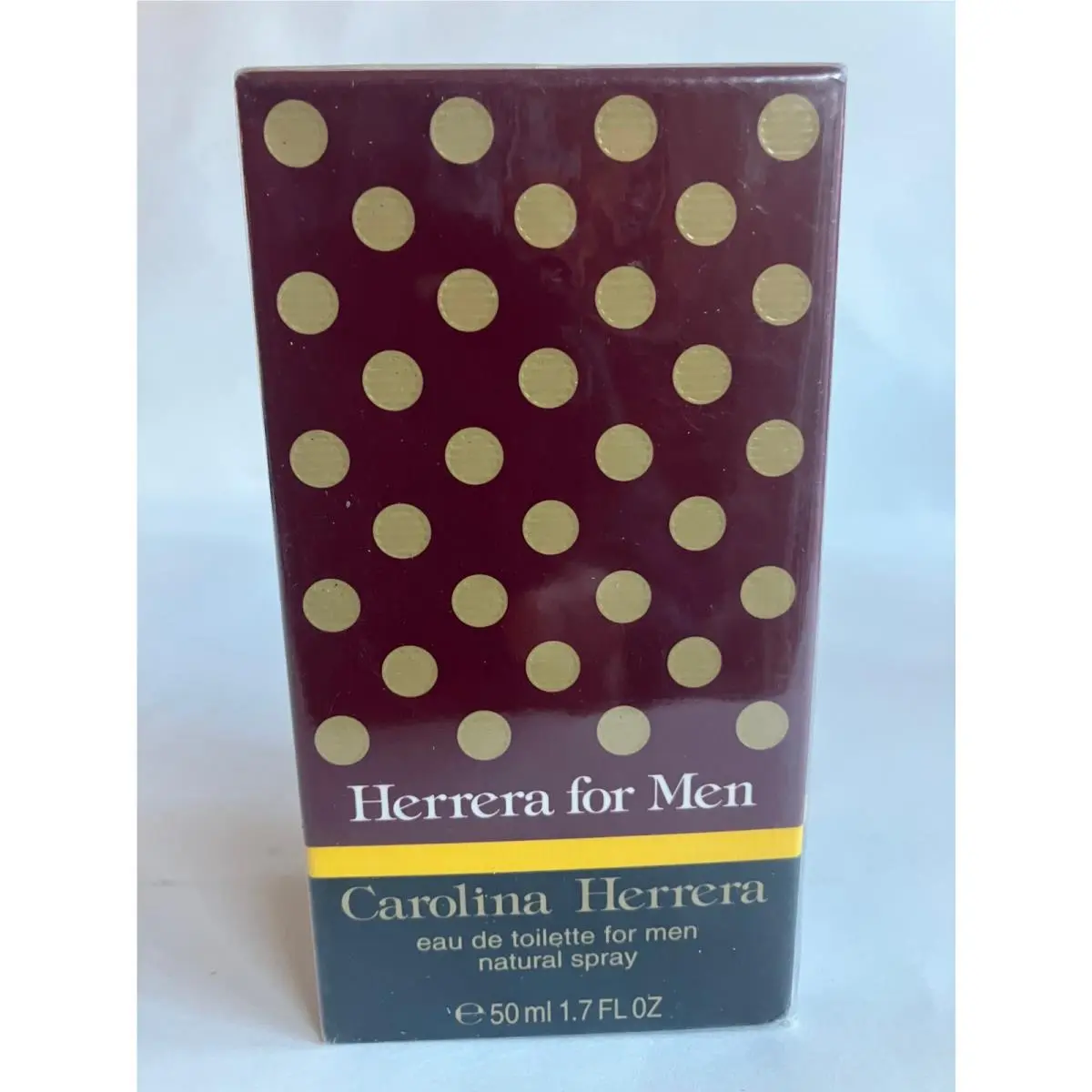 Herrera For Men 1.7oz Edt Spray Vintage Very Rare