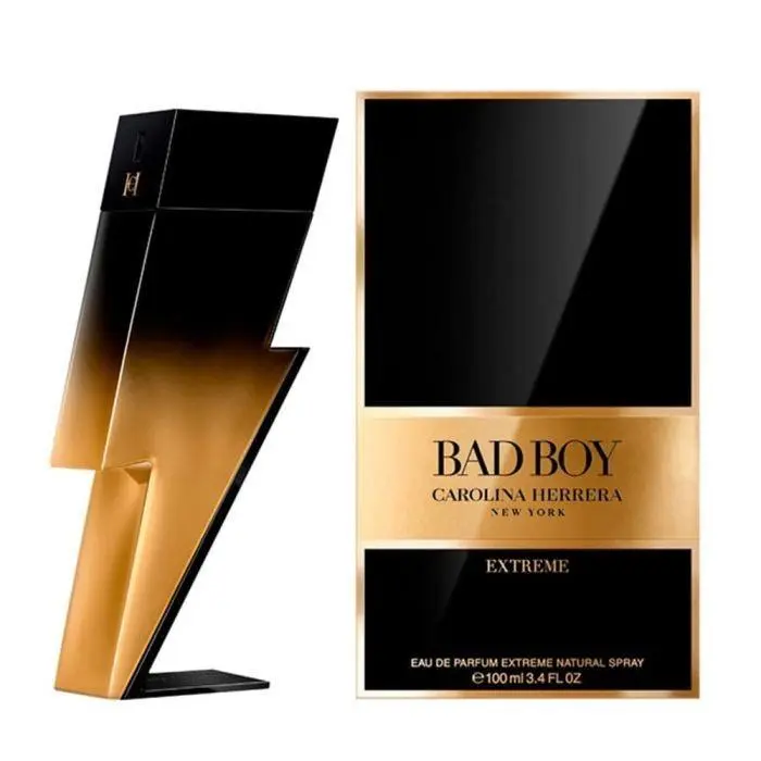 Bad Boy Extreme by Carolina Herrera Eau De Parfum Spray 3.4 oz For Men Box