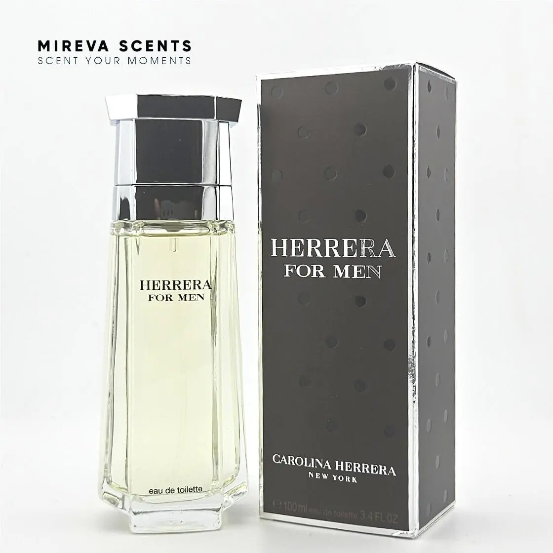 Herrera For Men by Carolina Herrera 3.4oz Eau De Toilette Spray