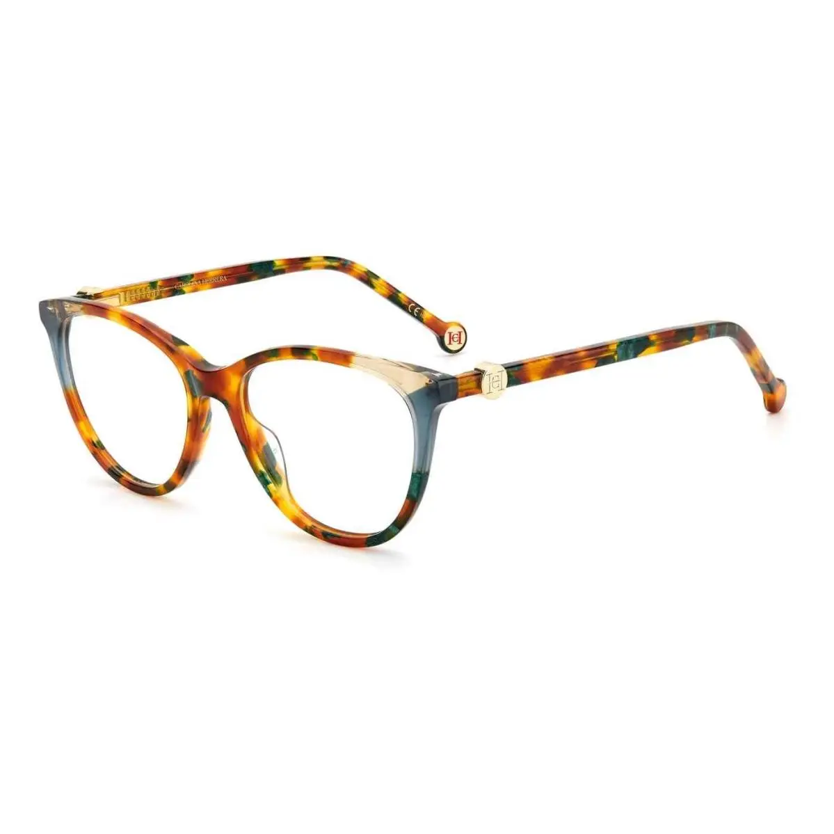 Carolina Herrera CH 0054 Eyeglasses 0YJE Green Havana