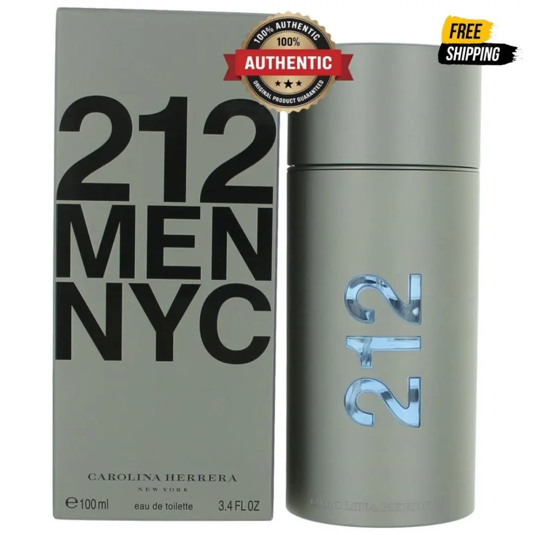 212 by Carolina Herrera 3.4 oz Edt Spray For Men
