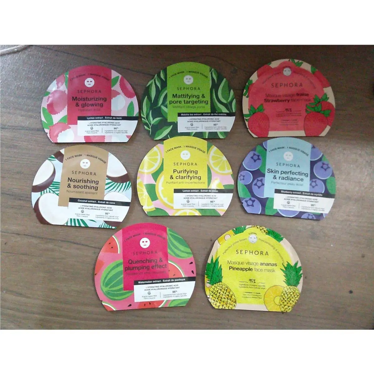 Lot of 8 Sephora Collecton Facial Skincare Masks