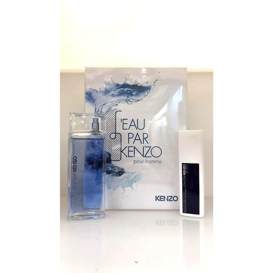 L`eau Par Kenzo 2 Pc. Gift Set Edt Spray 3.4 Oz + Hair Body Shampoo 3.4 oz