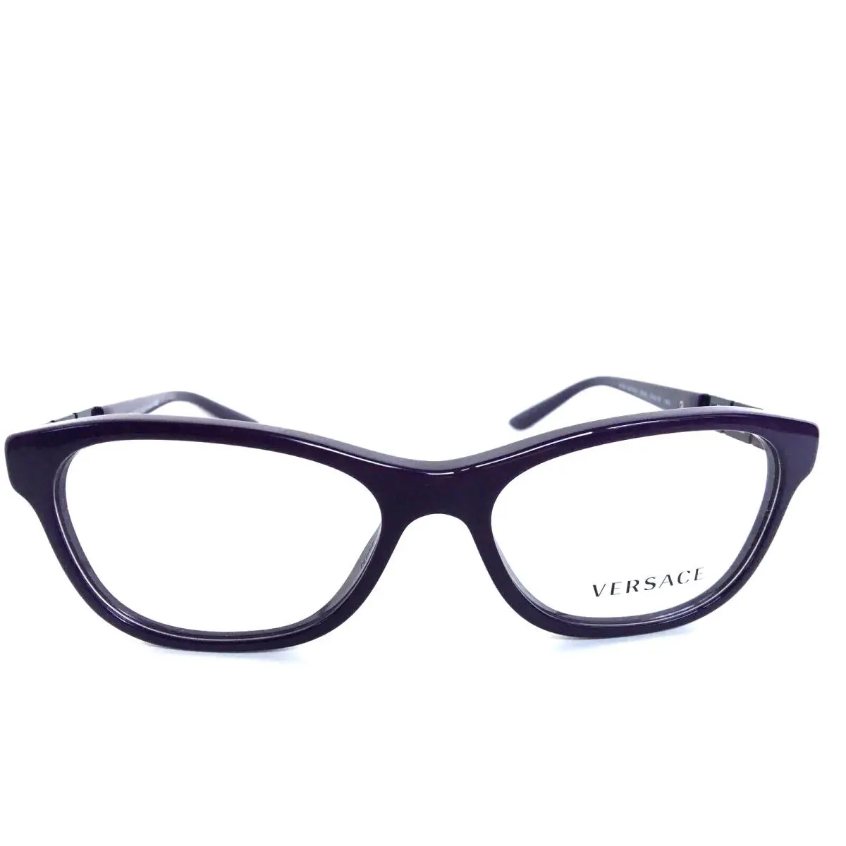 Versace Purple 52mm Cat Eye Women`s Eyeglasses Italy 52-16-140