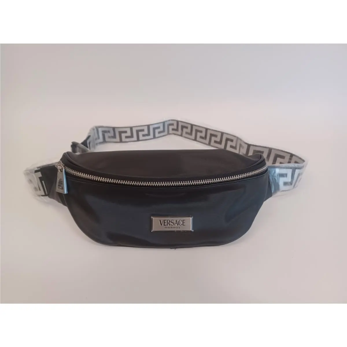 Versace Fragrances Perfume Black Belt Bag Travel Pouch Fanny Pack Bag