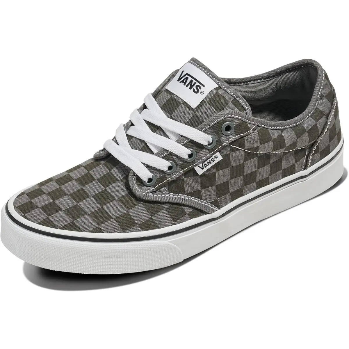 Vans Men`s Atwood Sneaker All Colors Sizes - Tonal Check Faded Black
