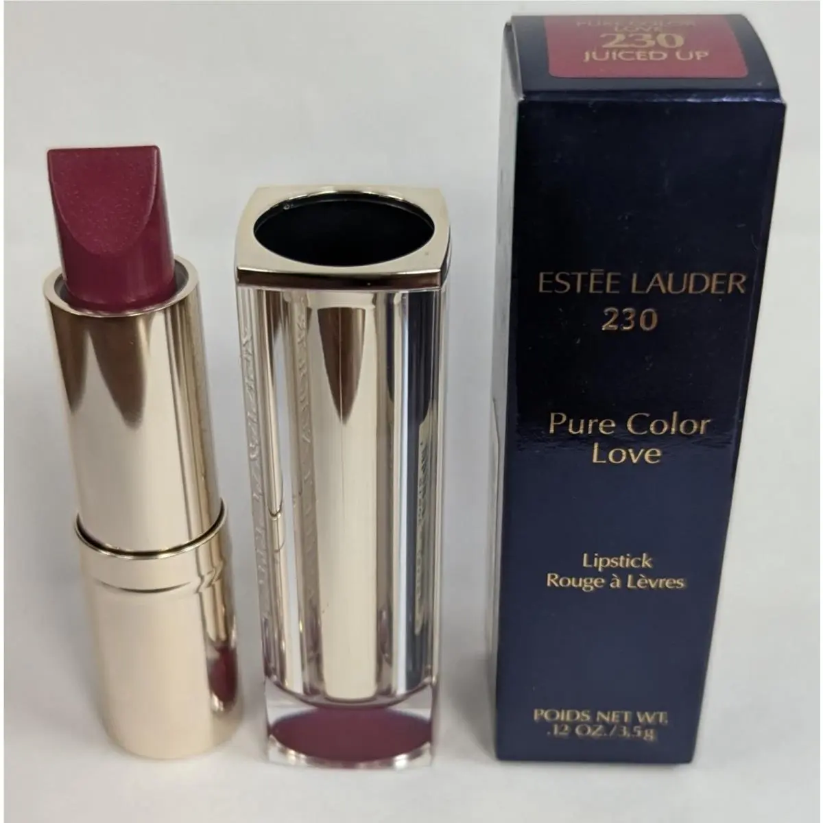 1 Estee Lauder Pure Color Love Lipstick 230 Juiced UP 0.12oz FS