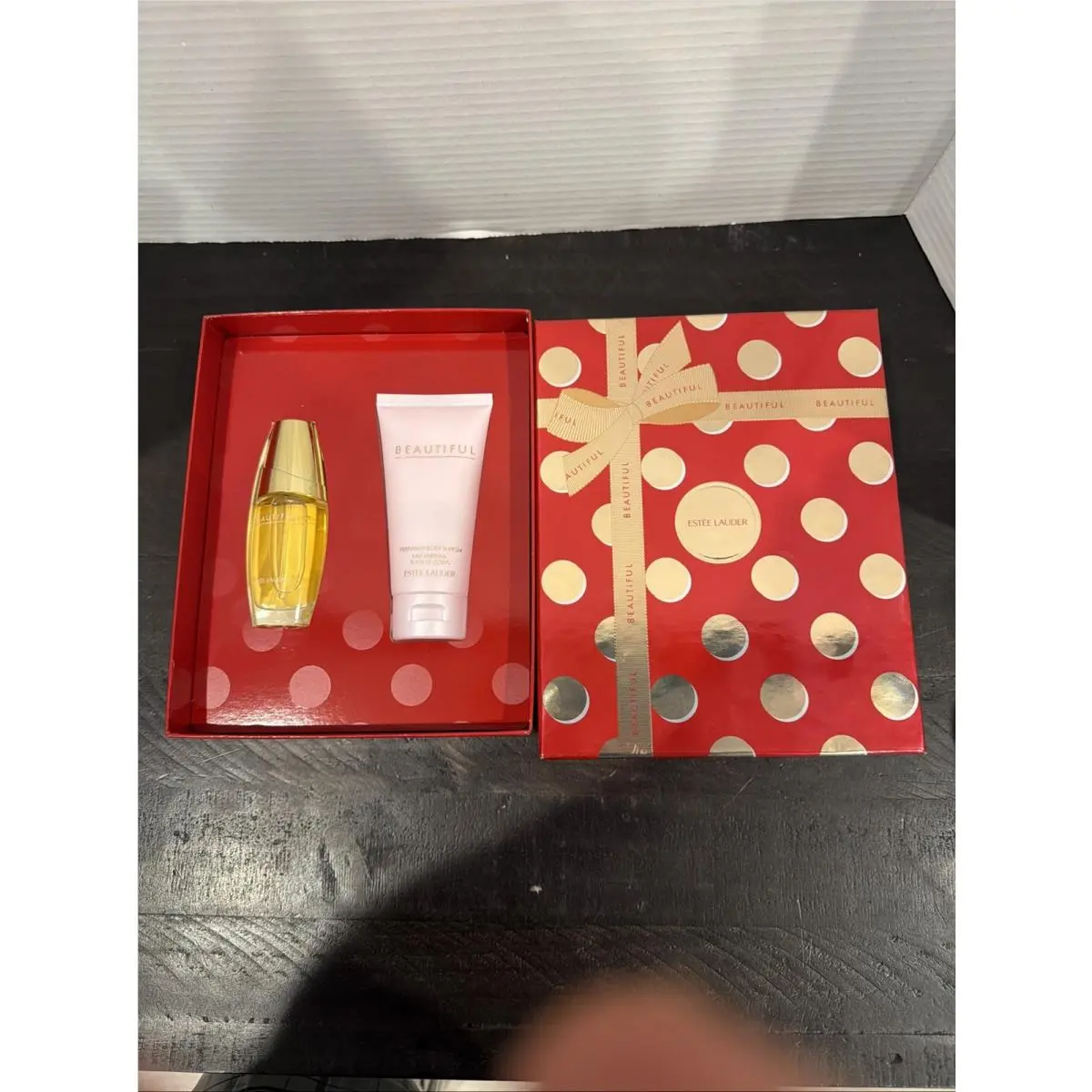 Estee Lauder Beautiful Favorites Duo Way Pardon Spray 1 Oz. Perfumed Body Lotion