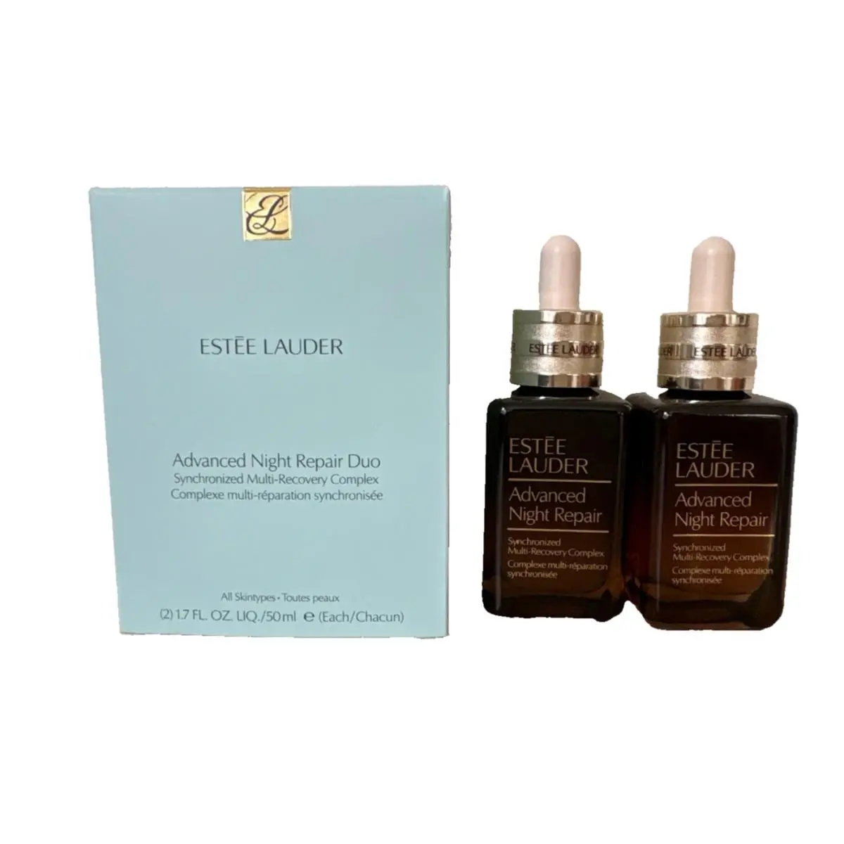 Lot of 2 Estée Lauder Advanced Night Repair Serum 1.7 Fluid Oz