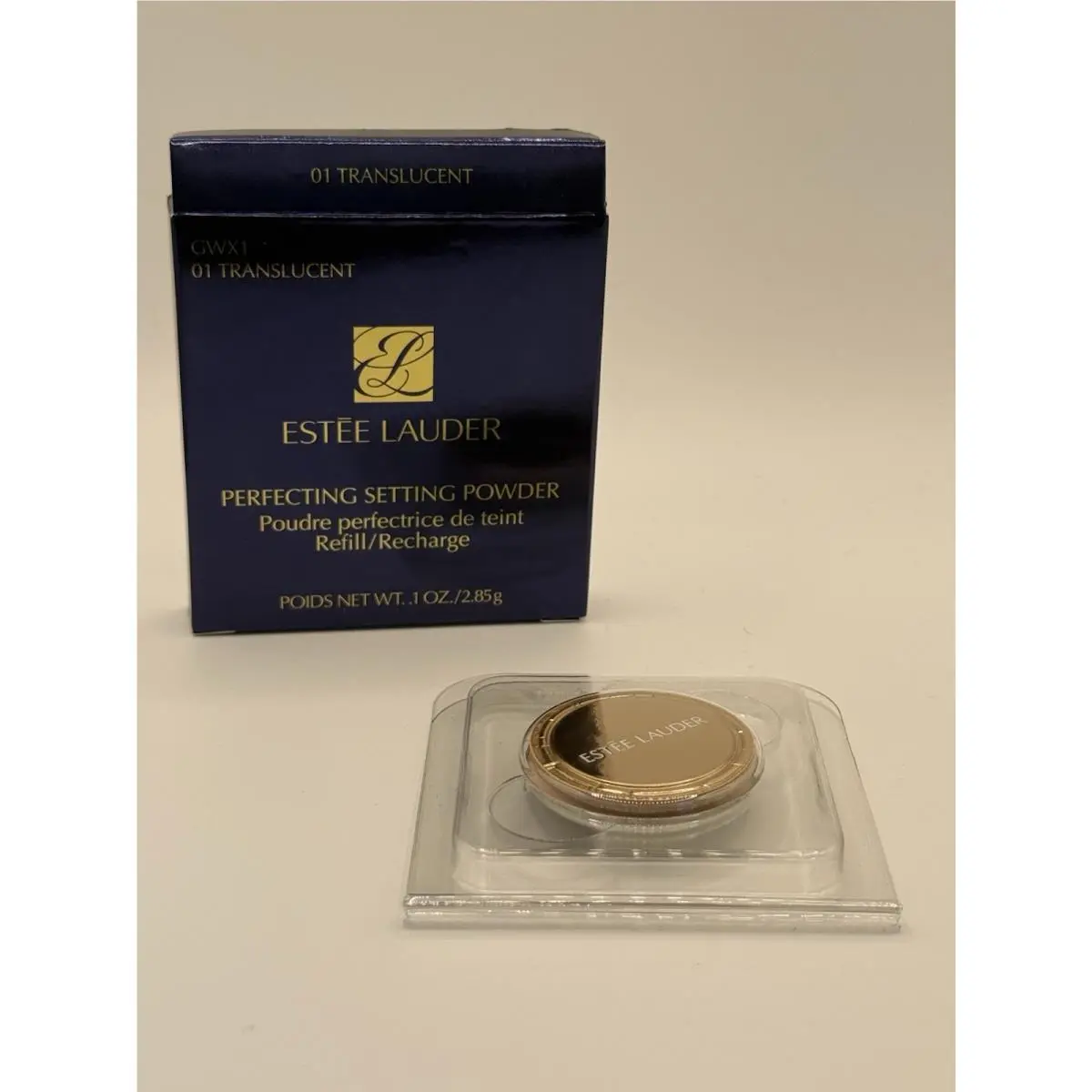 Estee Lauder Perfecting Pressed Powder 01 Translucent 0.1oz Refill Small