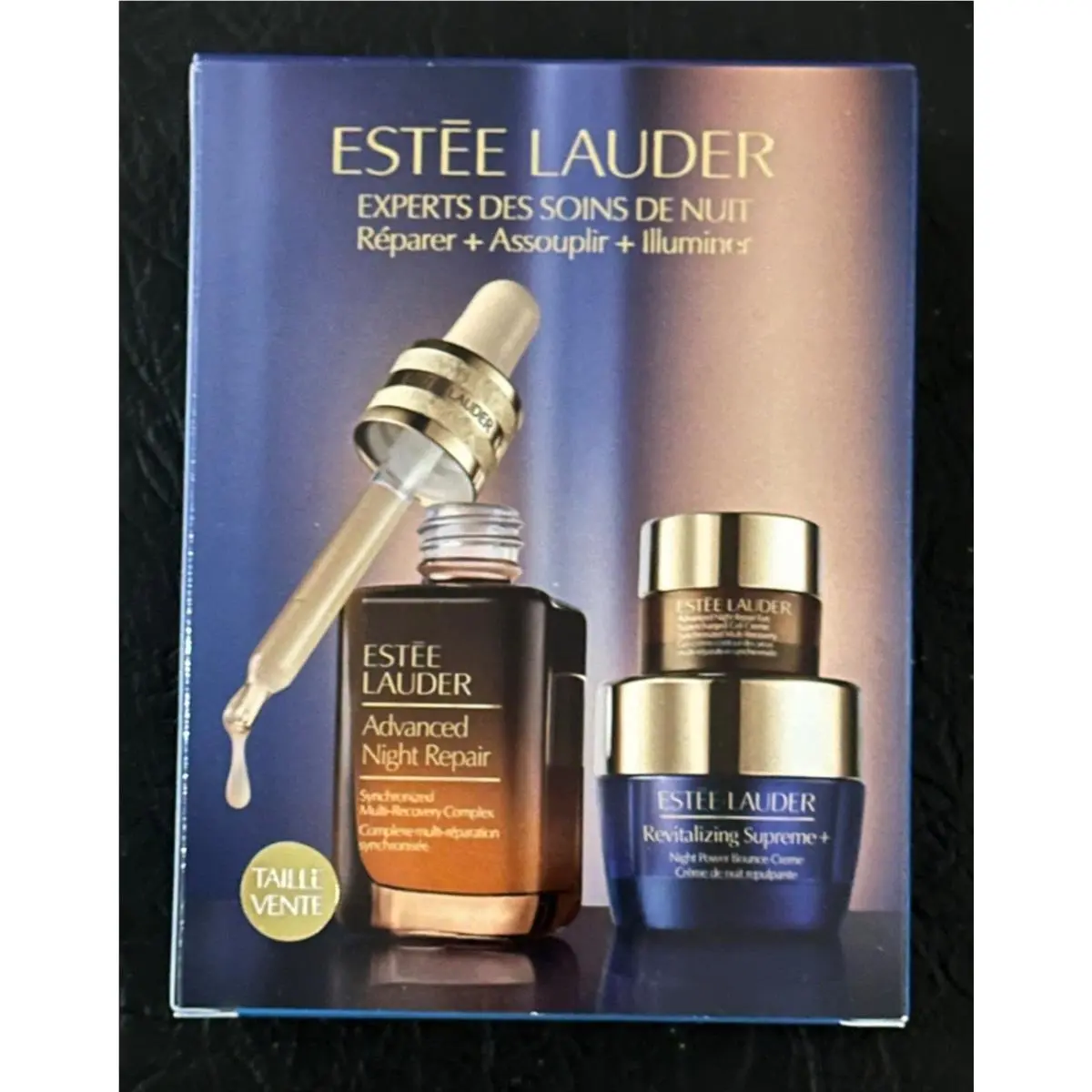 Estee Lauder 3 pc Full Size Nighttime Experts Repair Bounce Brighten