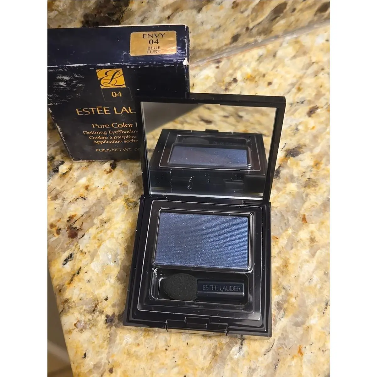 Estee Lauder Pure Color Envy Defining Eyeshadow Wet /dry 04 Blue Fury - Luminous