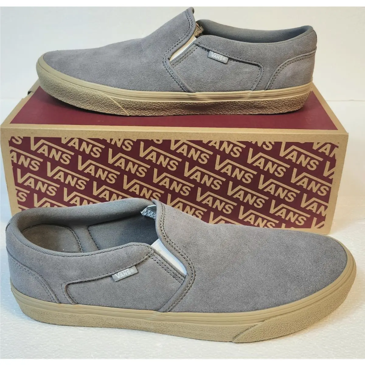 Vans shoes - VANS Asher - Asher - VN000CSN85T - Gray 1