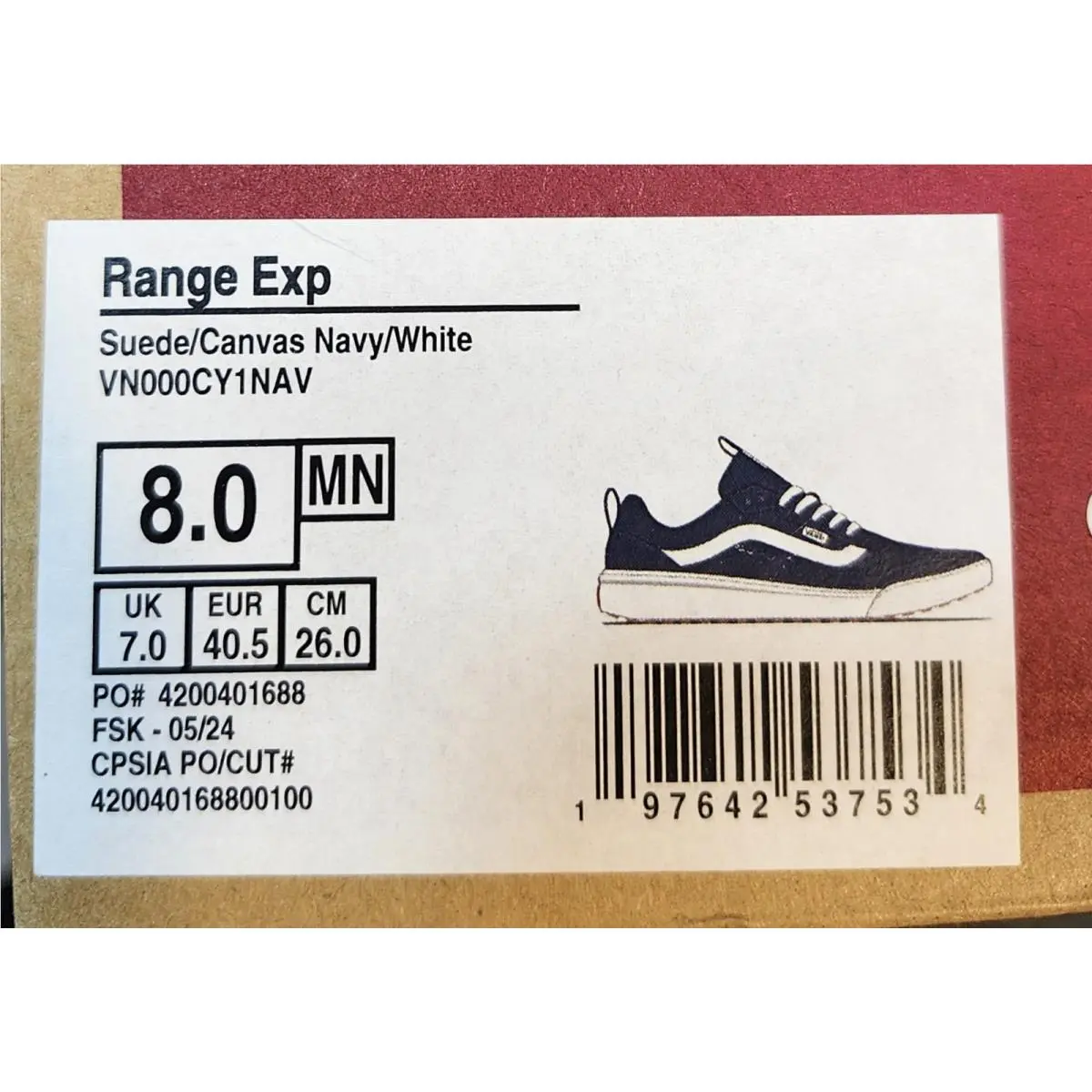 Vans shoes - Range Exp - Range Exp - VN000CY1NAV - Blue 9