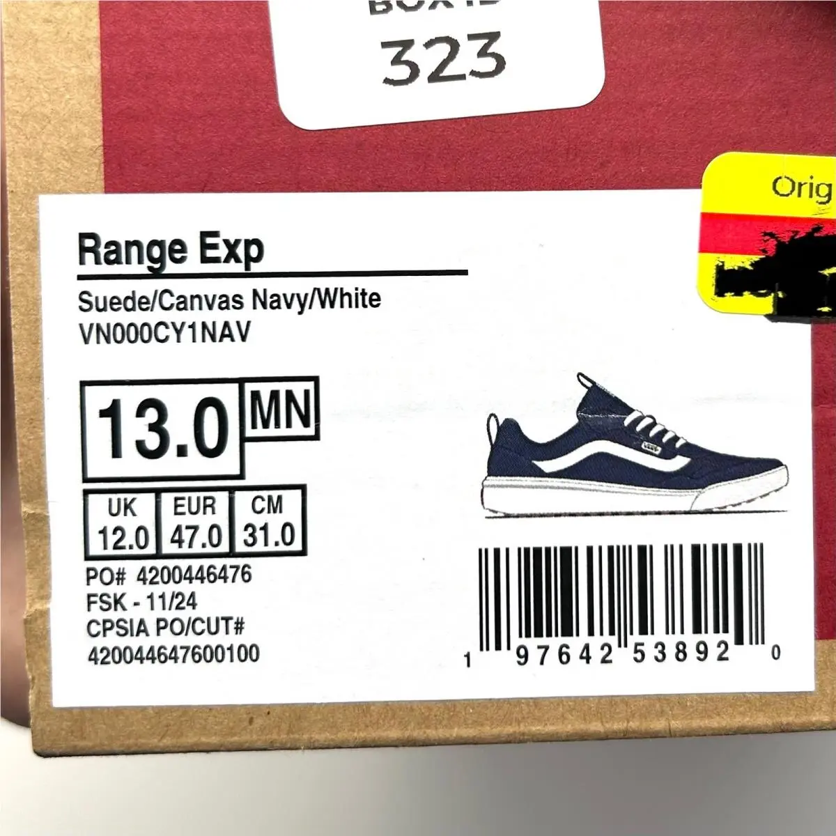 Vans shoes - Range Exp - Range Exp - VN000CY1NAV - Blue 9