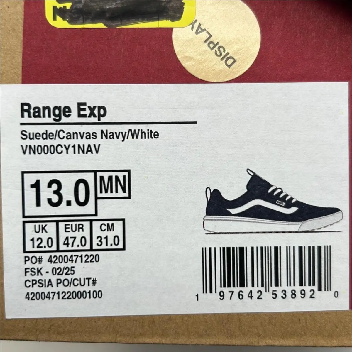 Vans shoes - Range Exp - Range Exp - VN000CY1NAV - Blue 9