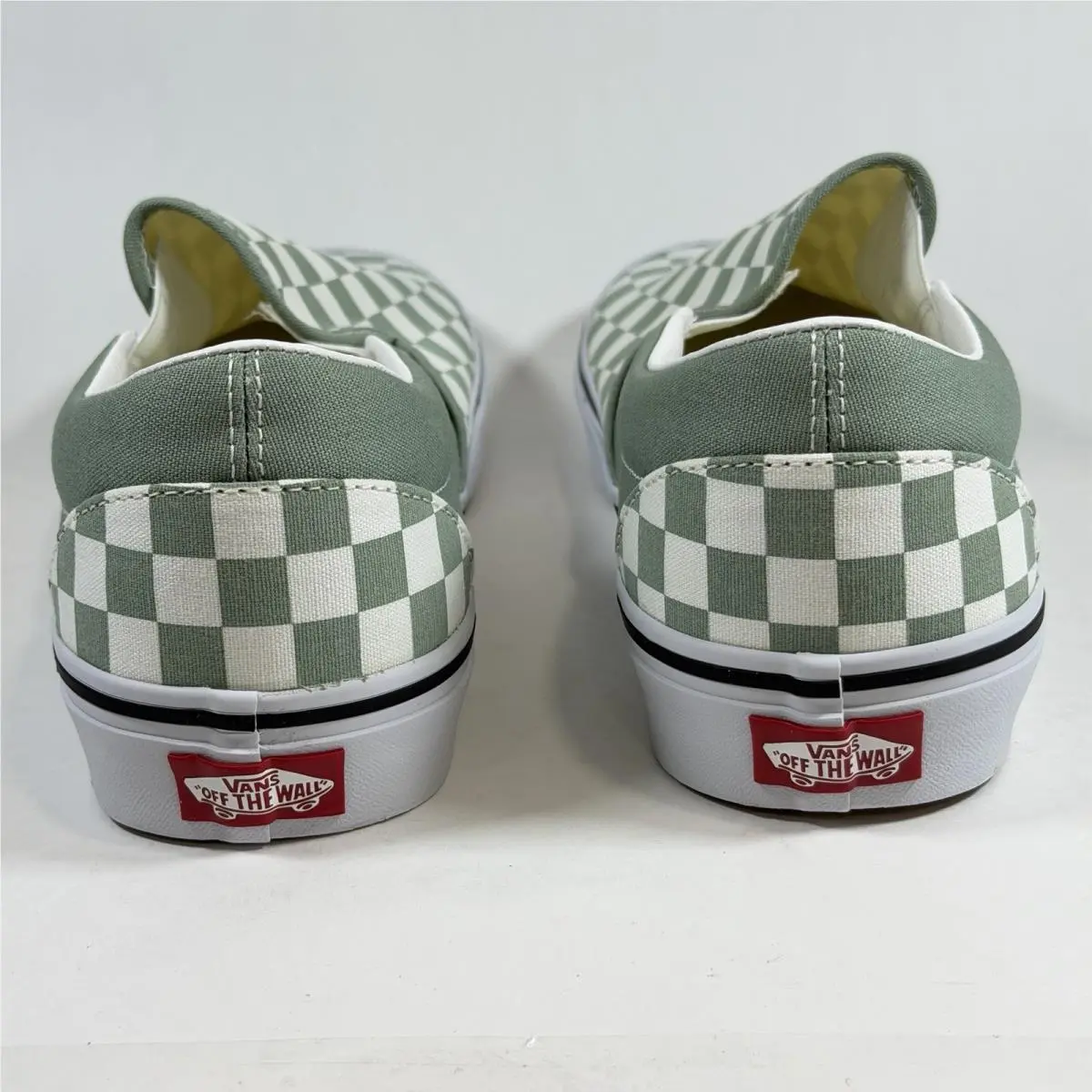 Vans shoes - Color Theory Checkerboard Slip-on - Color Theory Checkerboard - VN000BVZCJL - Iceberg Green 4
