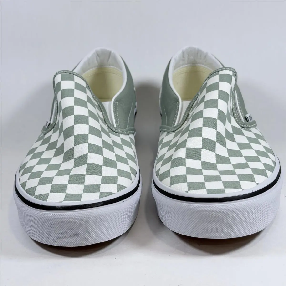 Vans shoes - Color Theory Checkerboard Slip-on - Color Theory Checkerboard - VN000BVZCJL - Iceberg Green 6