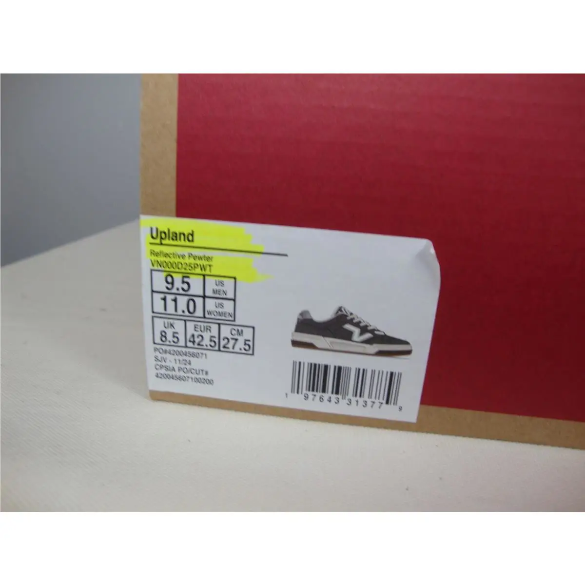 Vans shoes - VANS Upland - Upland - VN000D25PWT - Gray (UPC: 197643313779) 7