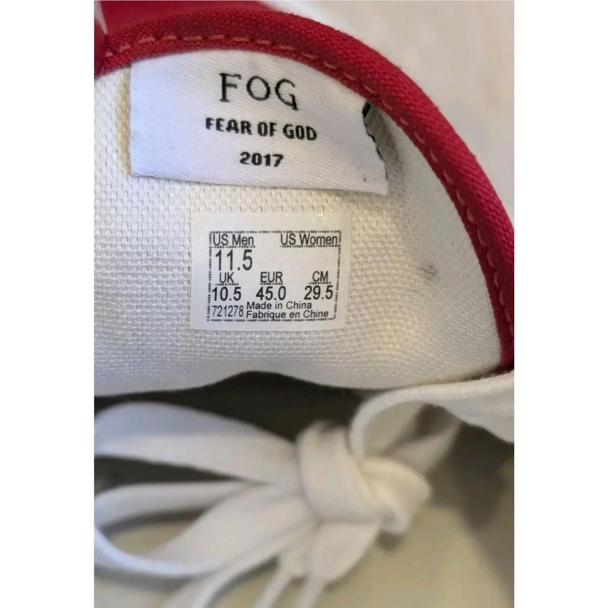 Vans shoes - VANS Era - Era - VN0A3MQ5PZQ - Red 9