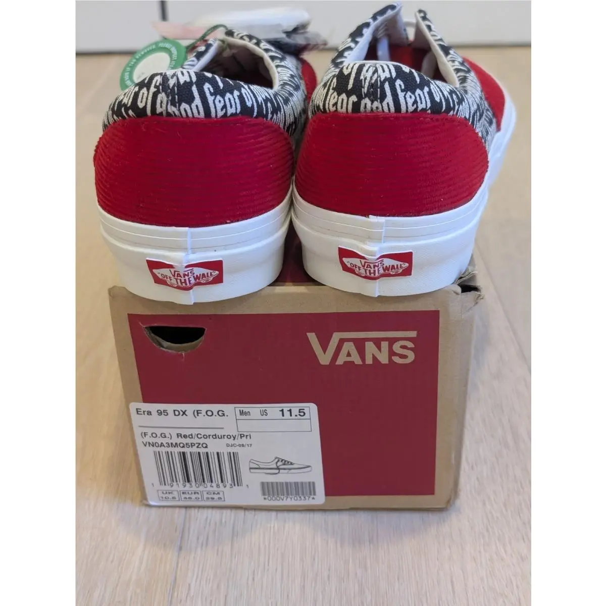 Vans shoes - VANS Era - Era - VN0A3MQ5PZQ - Red 3
