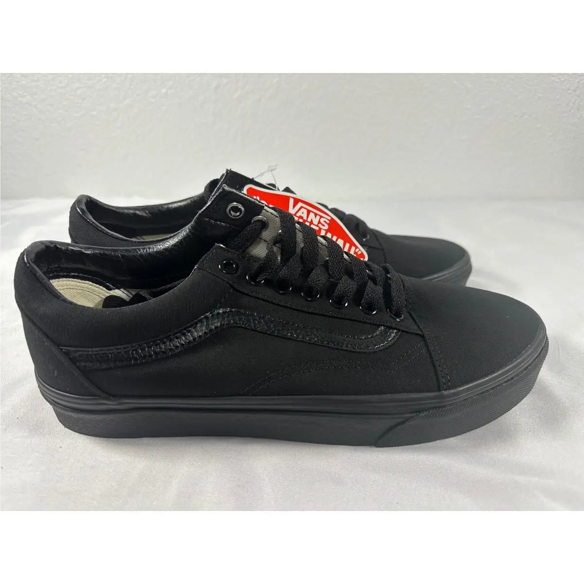 Vans Old Skool Black Black VN000D3HBKA Mens 9 Womens 10.5 Low Top Skate Shoes