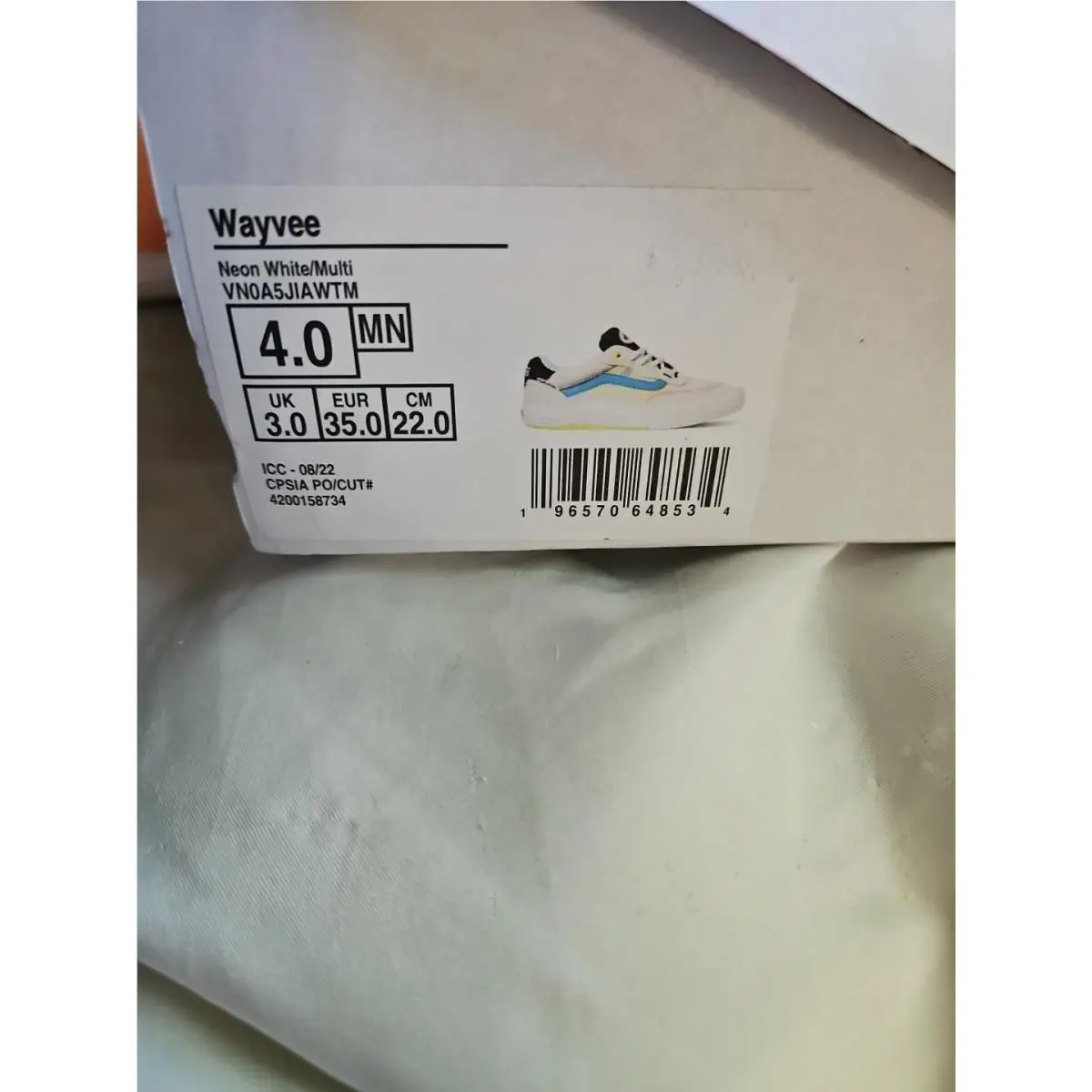 Vans shoes - VANS Authentic - Authentic - VN-0SCQ-7MZ - Yellow 6