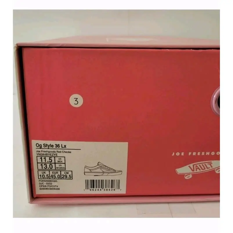 Vans shoes - VANS Vault - Vault - Red 5