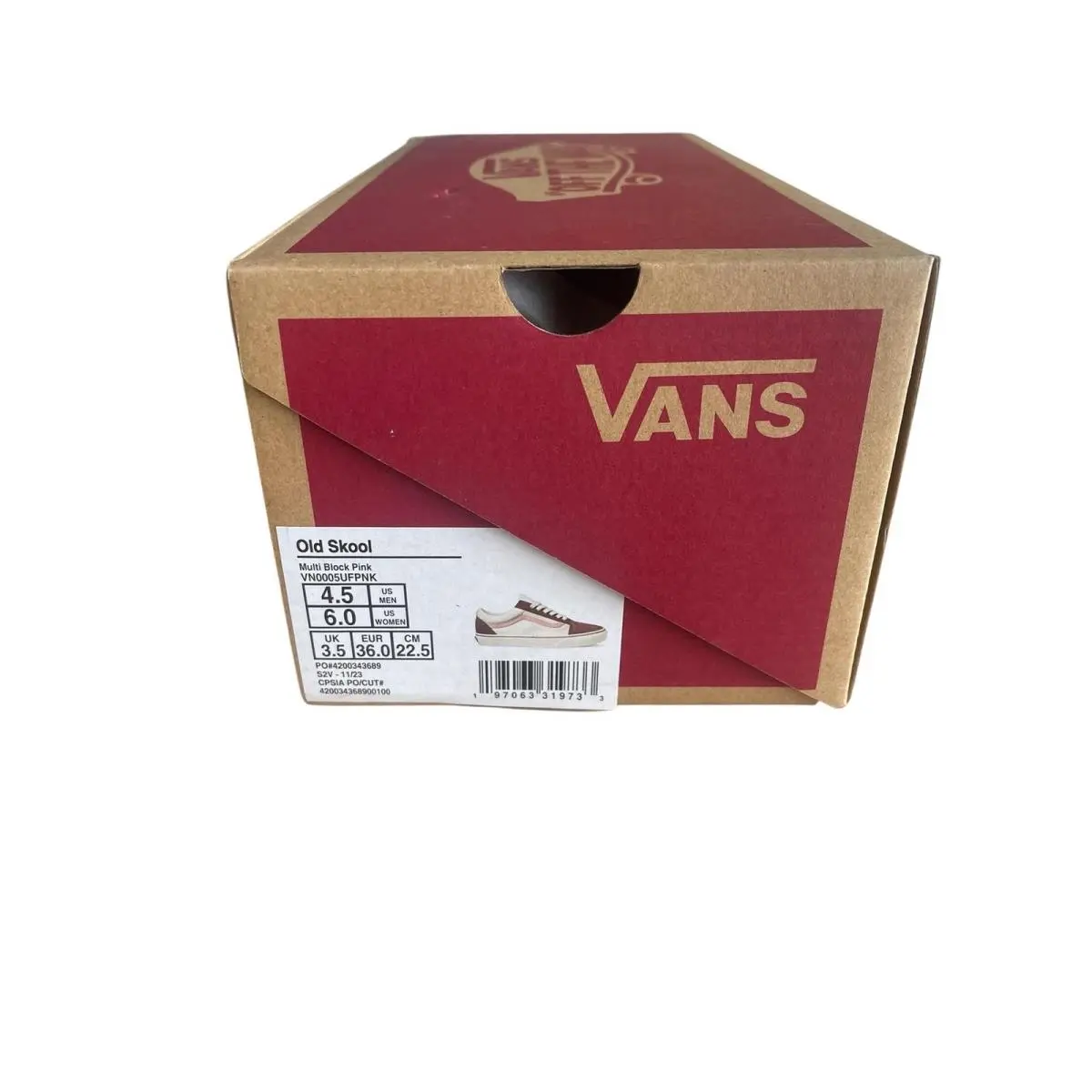 Vans shoes - Old Skool - Old Skool - VN0005UFPNK - Pink (UPC: 197063319733) 8