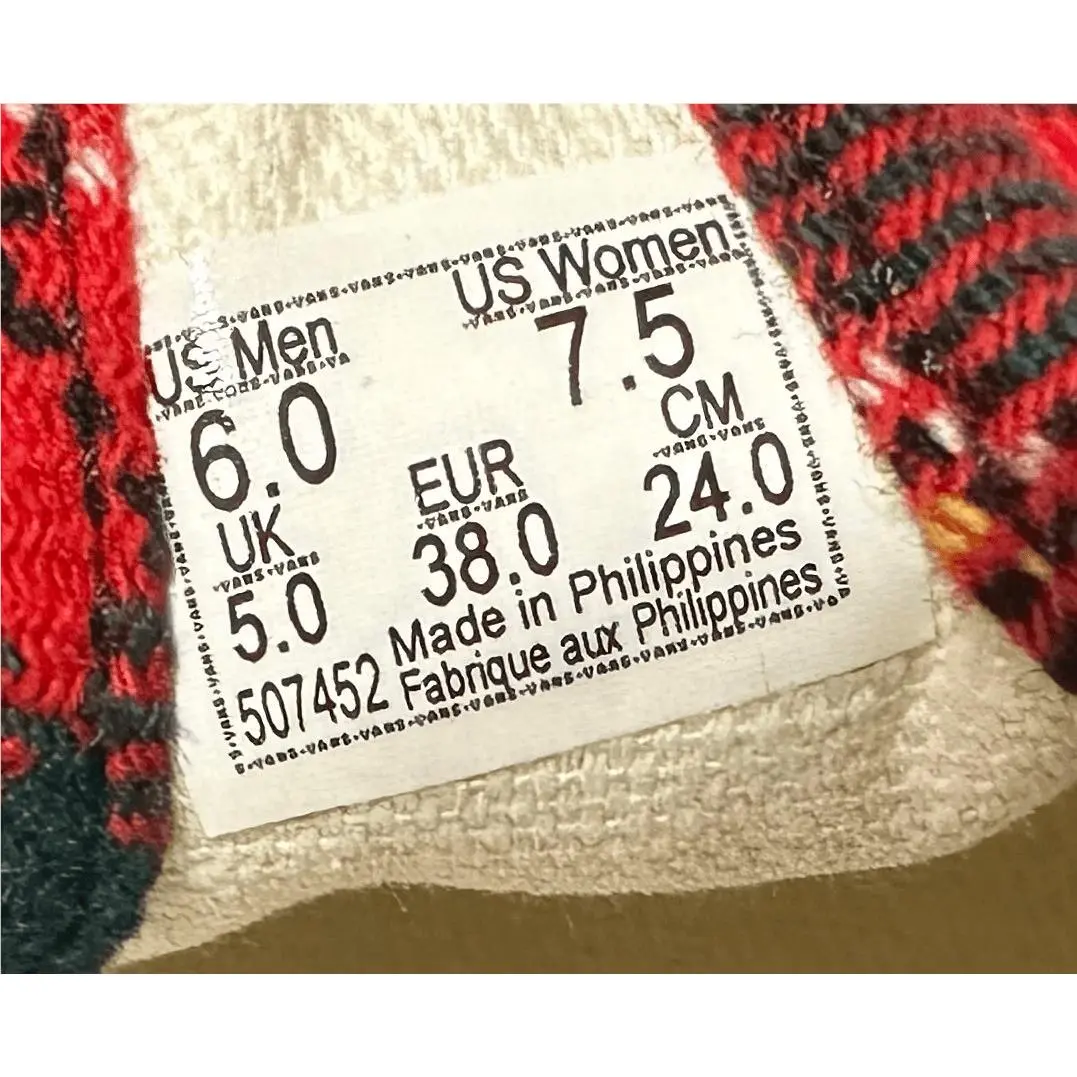 Vans shoes - Vans STYLE 93 PLAID MARY JANE Loafers Flats SNEAKER IN PLAID - Multicolor, Exterior: Multicolor 8