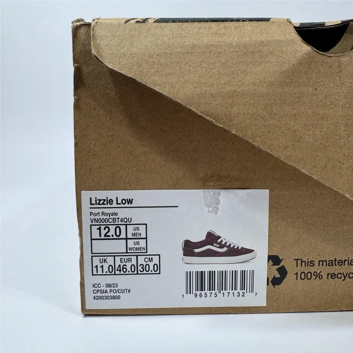Vans shoes - Vans Lizzie Low - Lizzie Low - VN000CBT4QU - Red 8