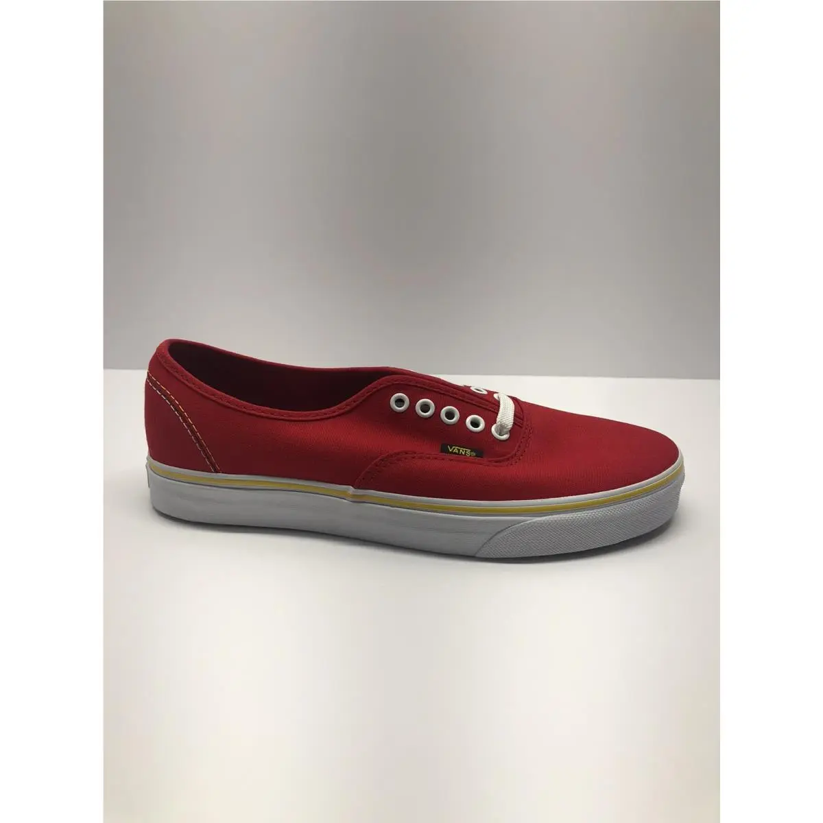 Vans Solstice 2016 Red Black Gold Skate Shoes Men 10 Womens 12