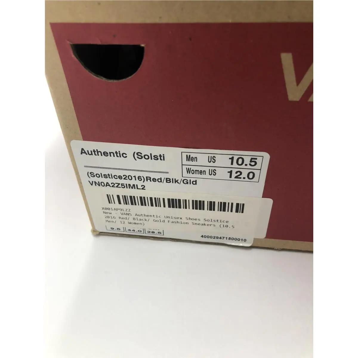 Vans shoes - Vans Solstice - Solstice - Red 4