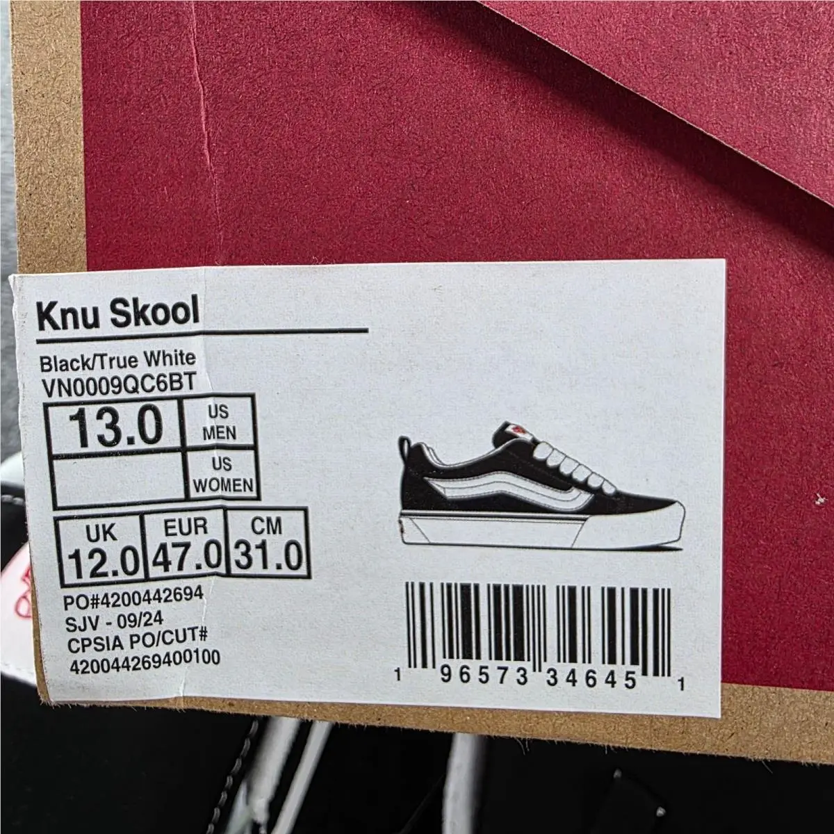 Vans shoes - Knu Skool - Knu Skool - Black 0