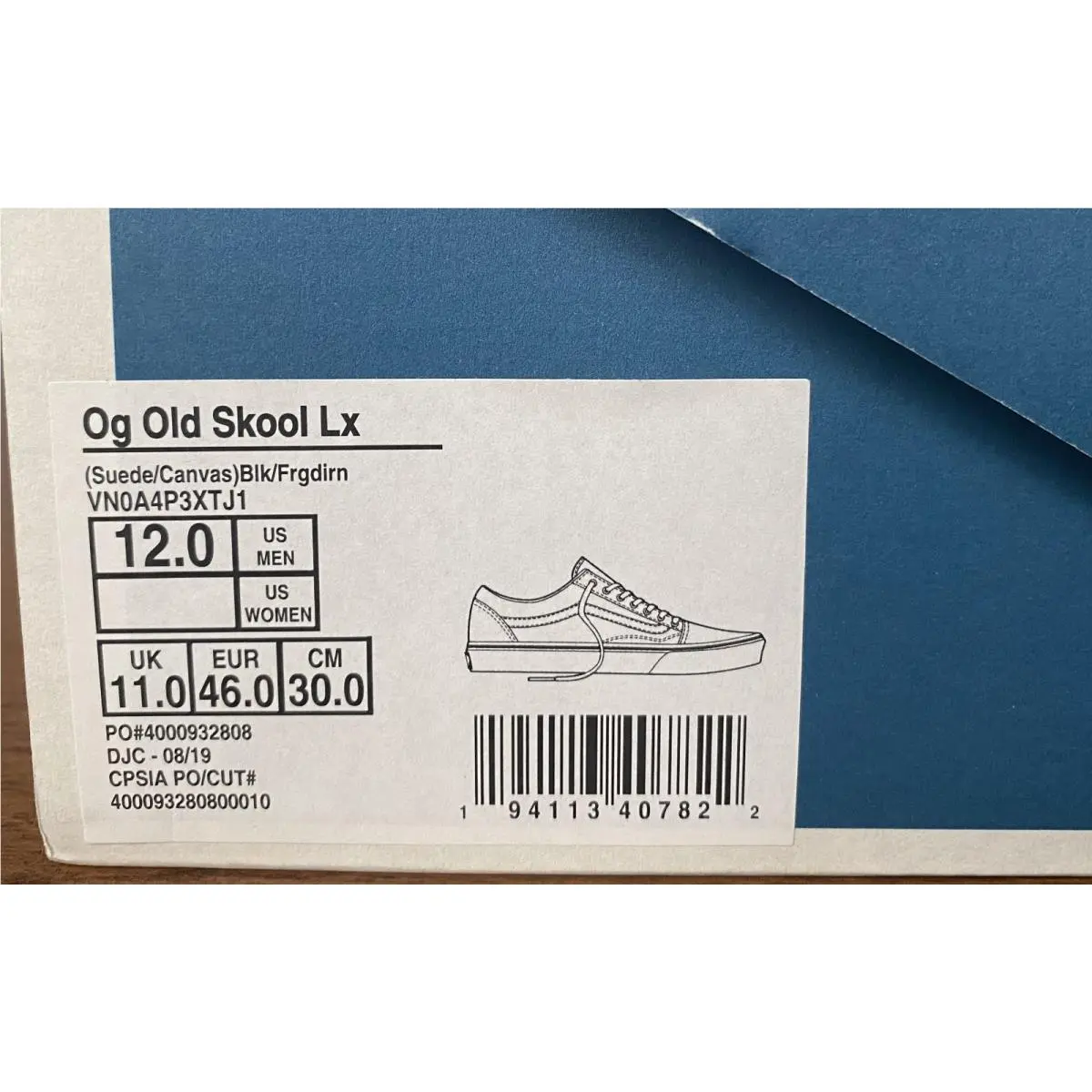 Vans shoes - VANS Old Skool - Old Skool - VN0A4P3XTJ1 - Black (UPC: 2100001055028) 3