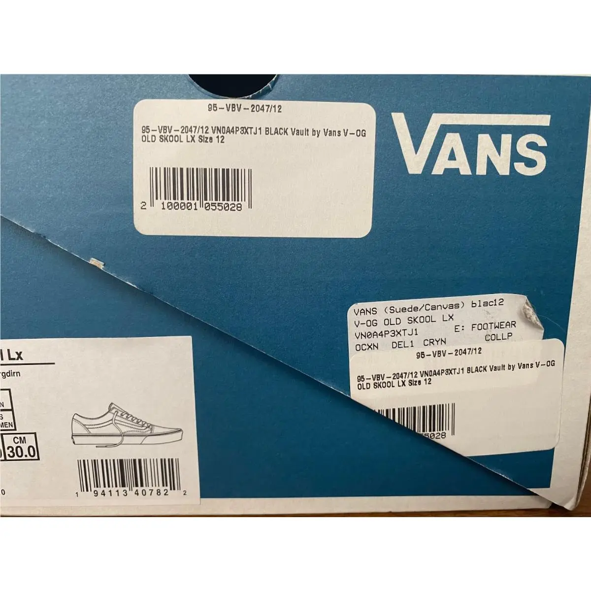 Vans shoes - VANS Old Skool - Old Skool - VN0A4P3XTJ1 - Black (UPC: 2100001055028) 4