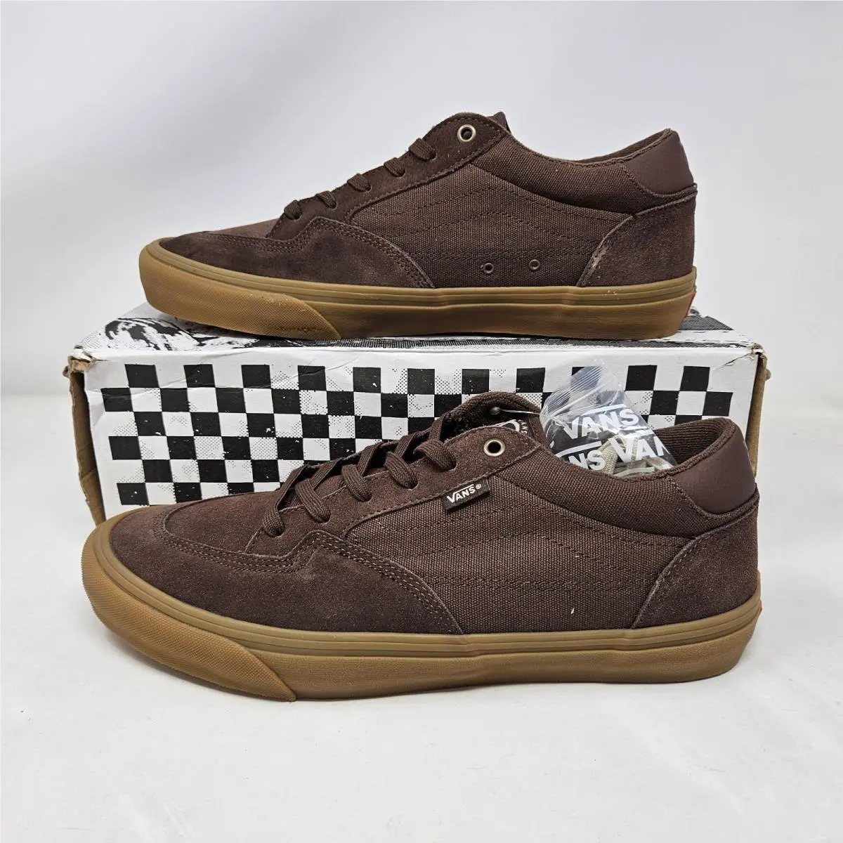 Vans Rowan `potting Soil - Gum` Suede Skate Shoes / VN0A5JIC3PA / Men`s Size 13