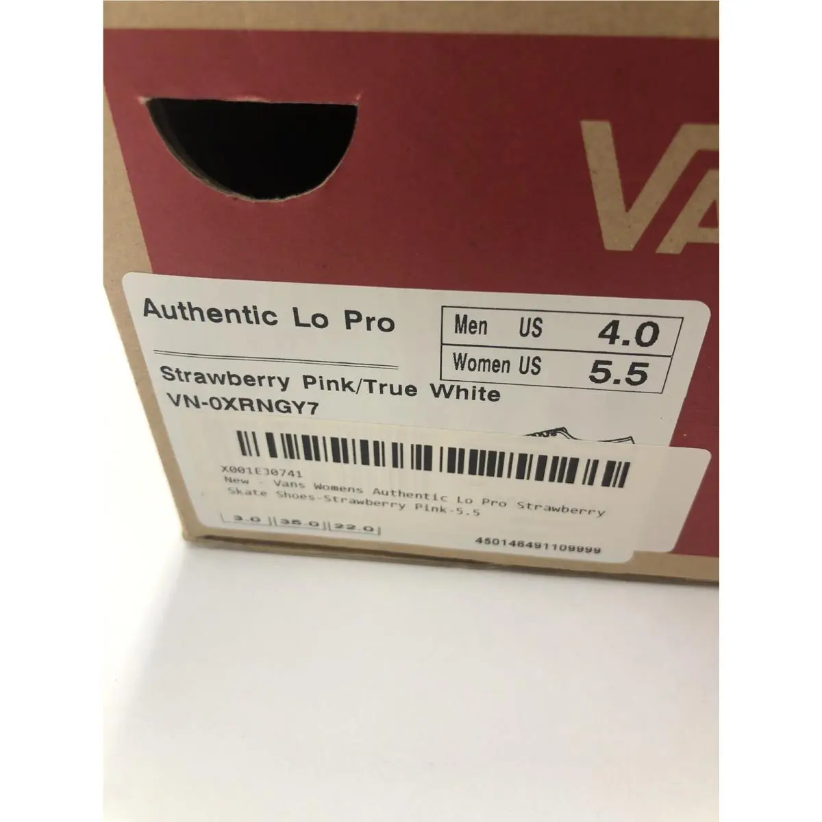 Vans shoes - Vans Old Skool - Old Skool - Pink, Manufacturer: Strawberry Pink/True White 4