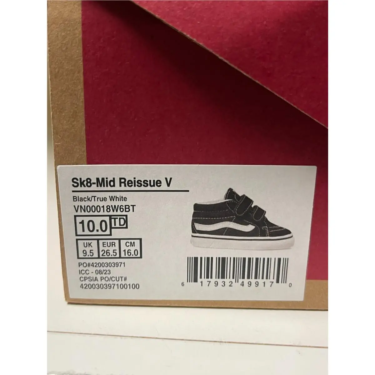 Vans shoes - Vans SK-8 Mid VN00018W6BT - Mid - VN00018W6BT - Black (UPC: 617932499170) 4