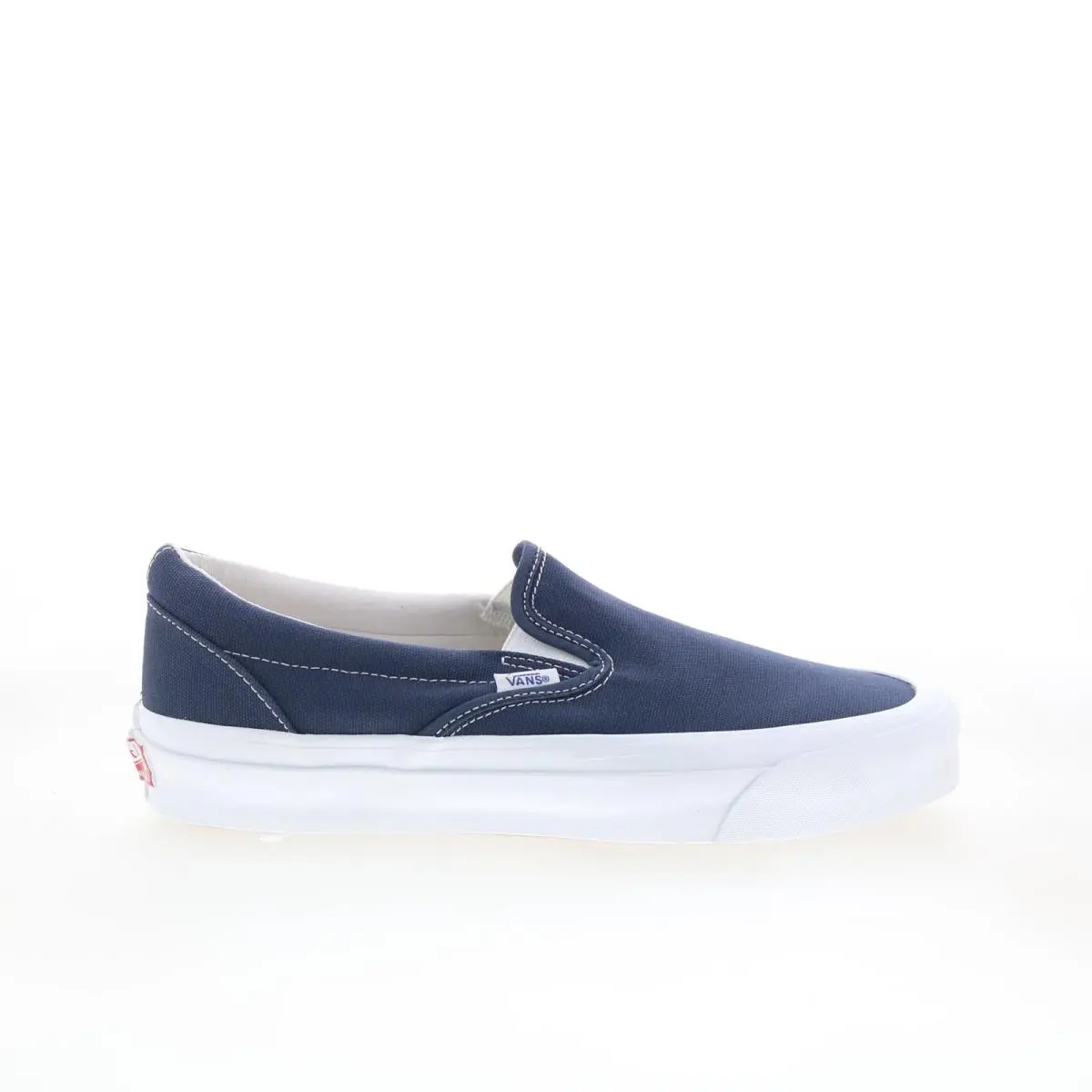 Vans Vault OG Classic Slip-on LX Mens Blue Skate Sneakers Shoes 6.5 - Blue