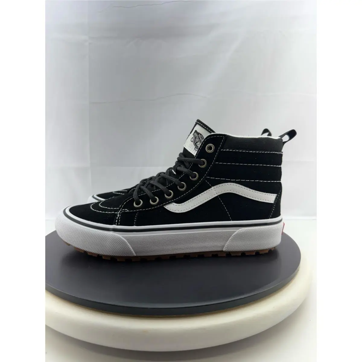 Vans Sk8-Hi Mte Womens Sz 8 Juniors 6.5 Black Waterproof Insulated Hiking Shoes