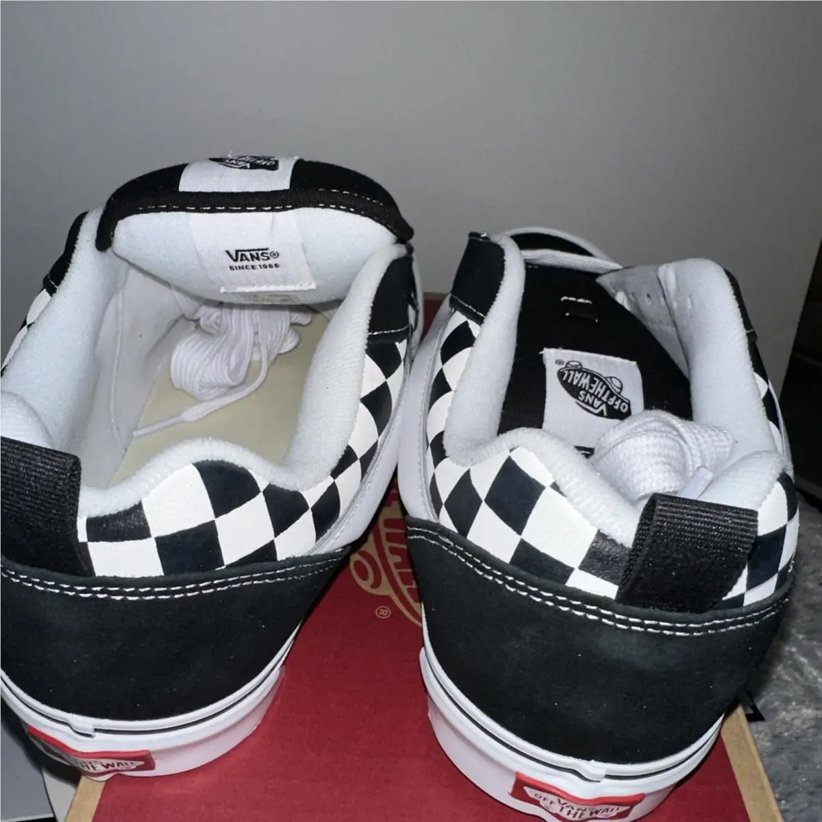 Vans shoes - VANS Knu Skool - Knu Skool - VN000D22BP - Vans Knu Skool Checkerboard Black/True White – VN000D22BP 9