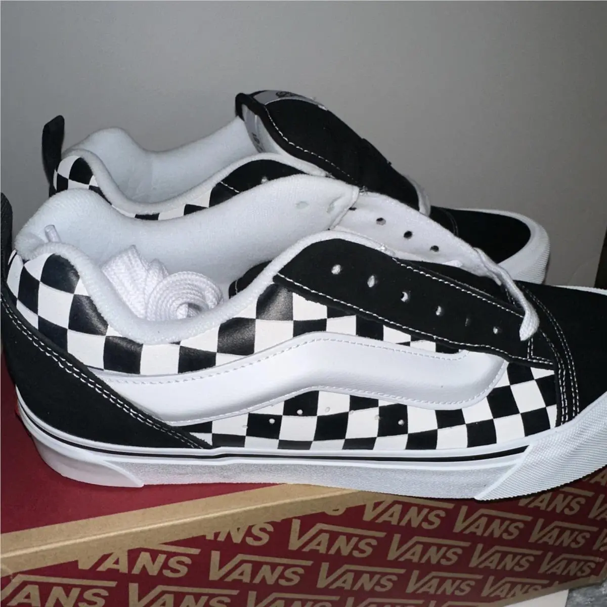 Vans shoes - VANS Knu Skool - Knu Skool - VN000D22BP - Vans Knu Skool Checkerboard Black/True White – VN000D22BP 11