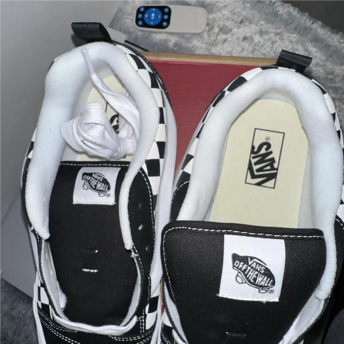 Vans shoes - VANS Knu Skool - Knu Skool - VN000D22BP - Vans Knu Skool Checkerboard Black/True White – VN000D22BP 2